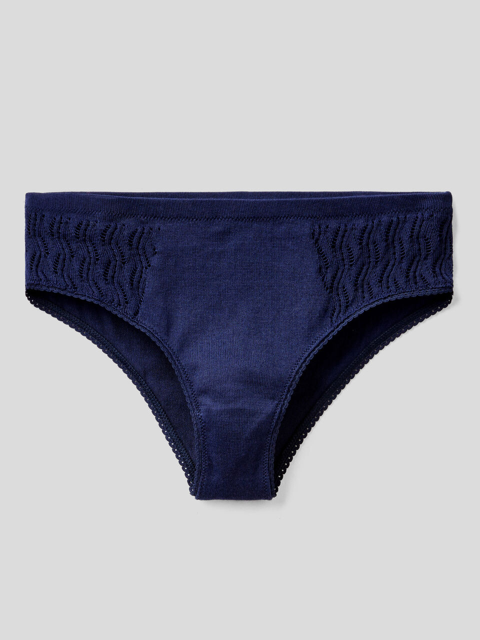 Open knit culottes image number 1
