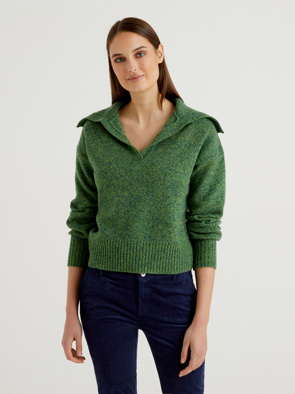 Women's shetland wool best sale sweater