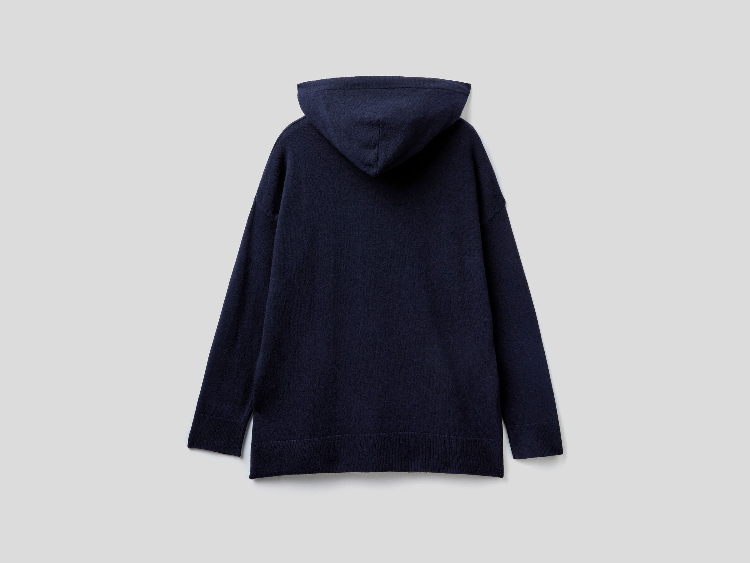 Sweater in cashmere blend with hood image number 6
