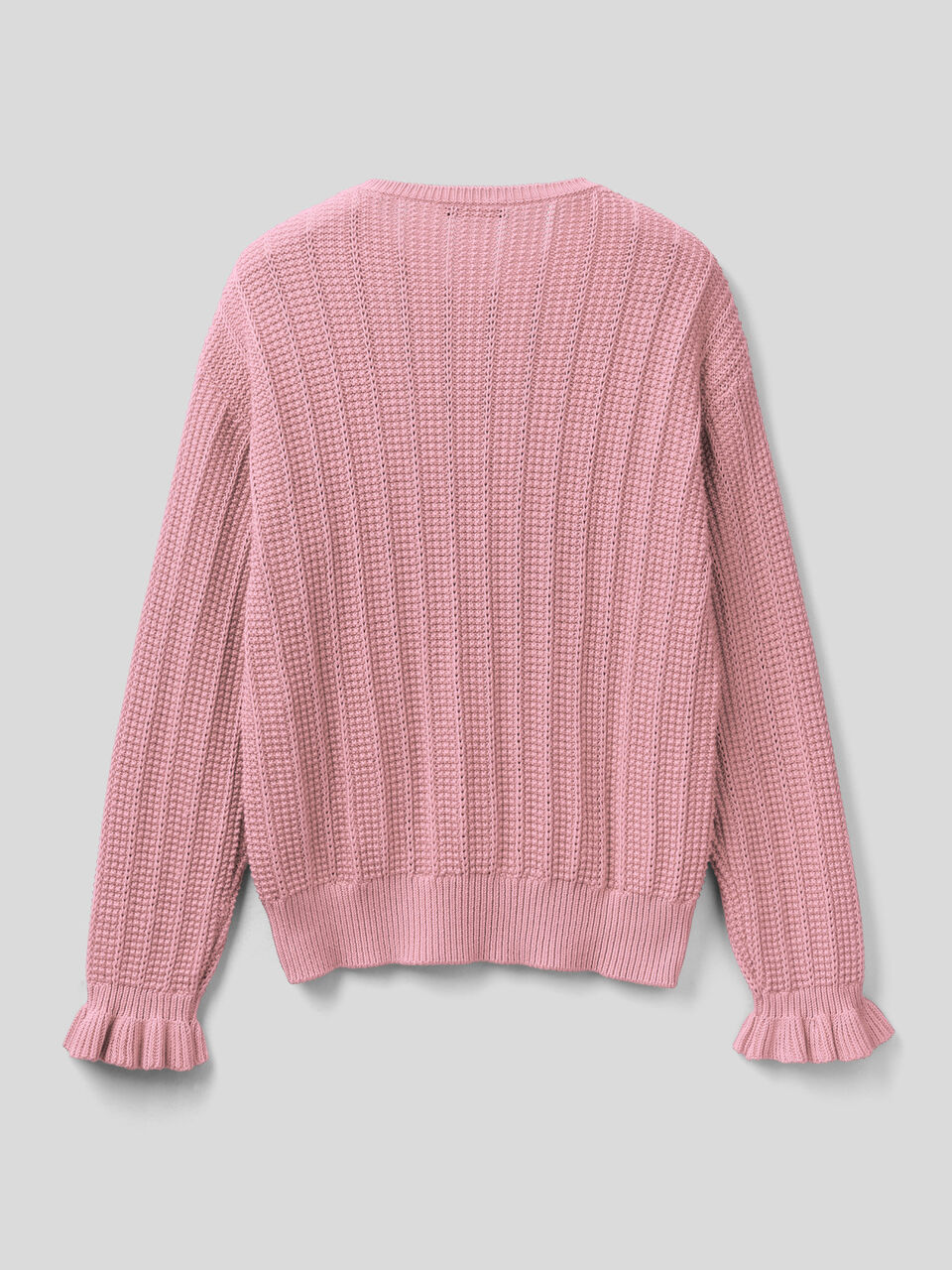 Sweater with rouches and braids image number 2