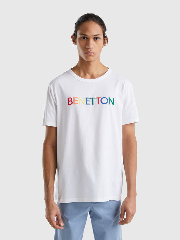 T-shirt in organic cotton with logo print Men