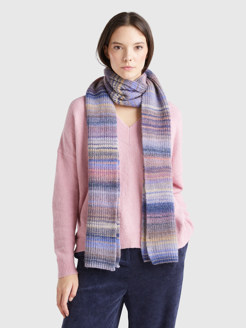 KNITTED SCARF Women image number 2
