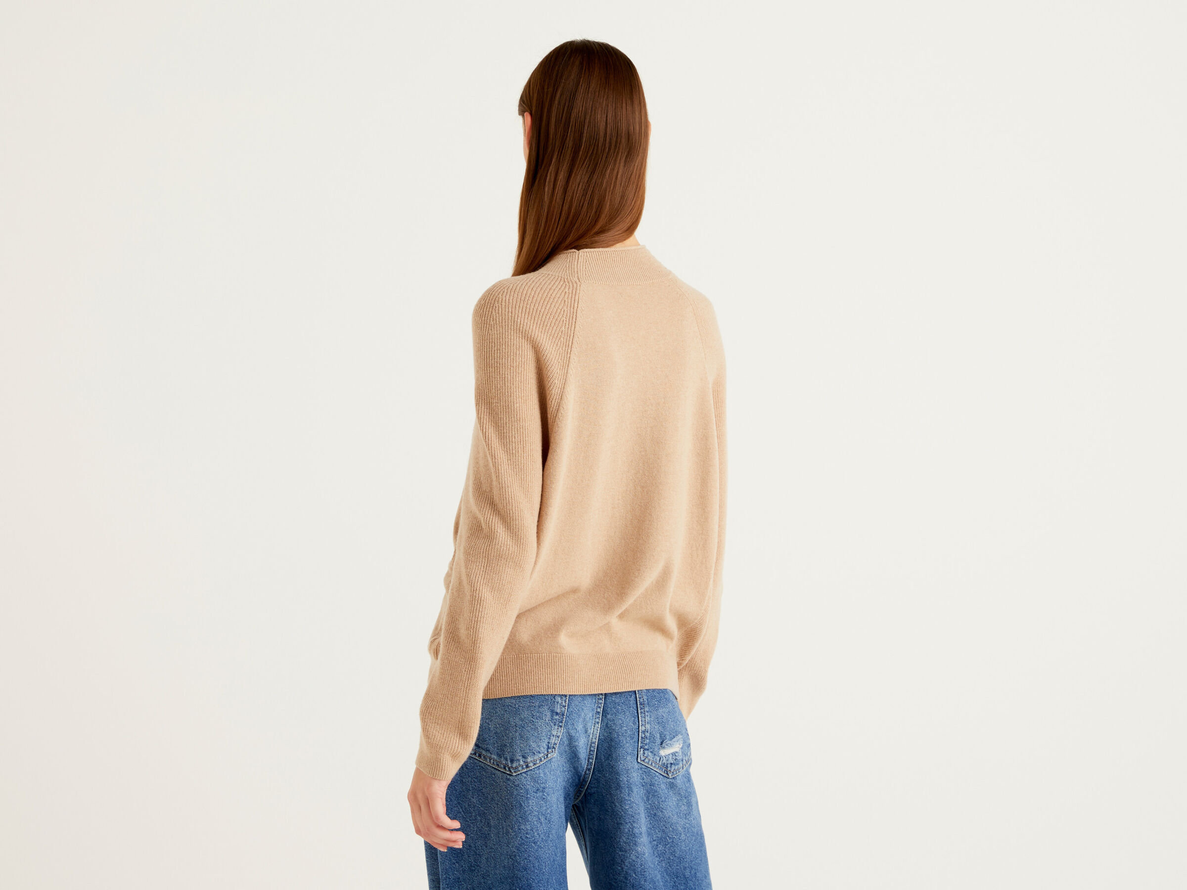 Turtleneck sweater in wool blend image number 2