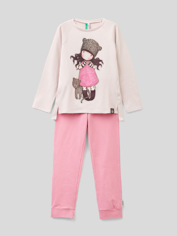Gorjuss pyjamas in warm stretch cotton Junior Girl