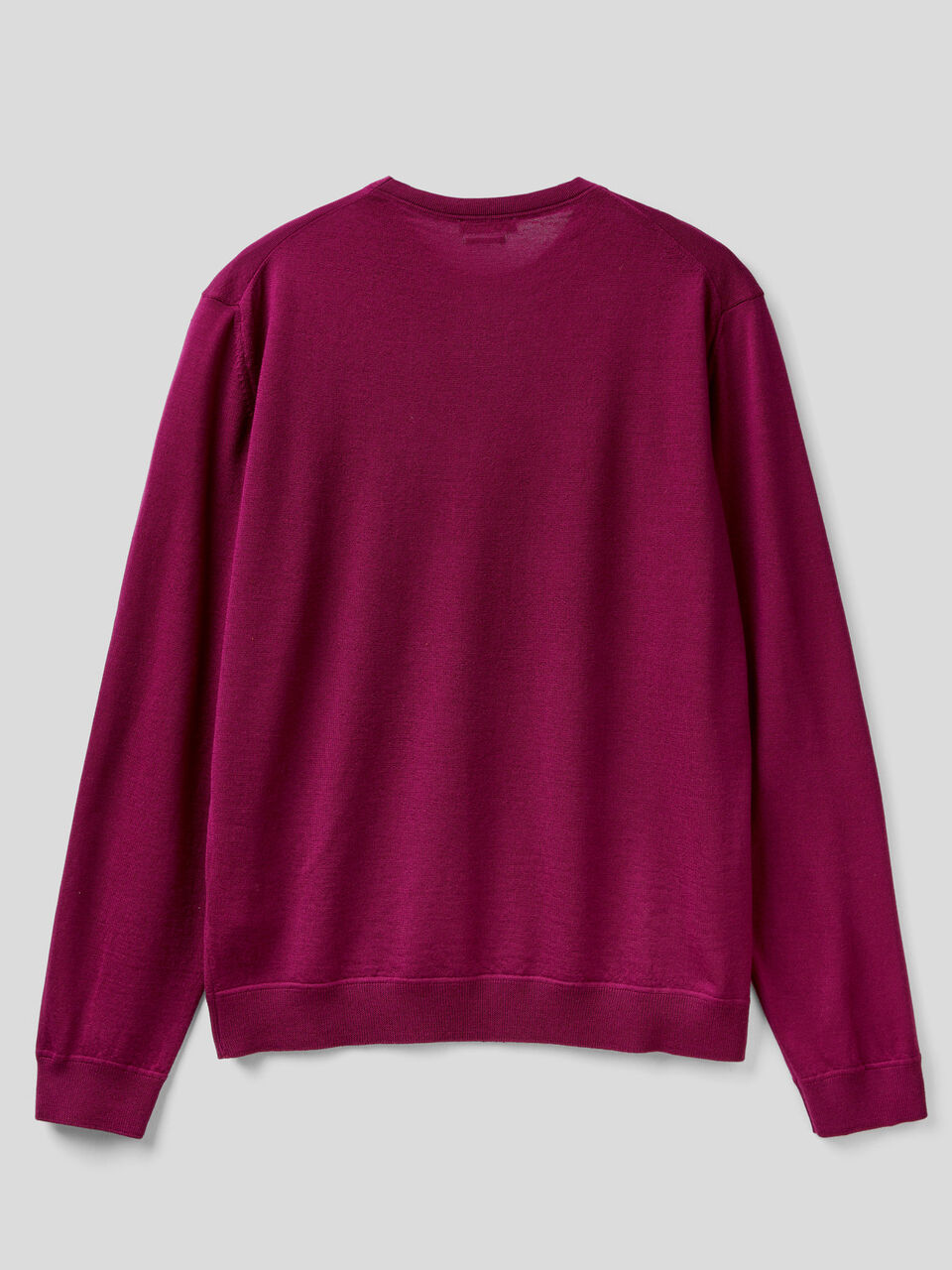 Crew neck sweater in pure virgin wool image number 2