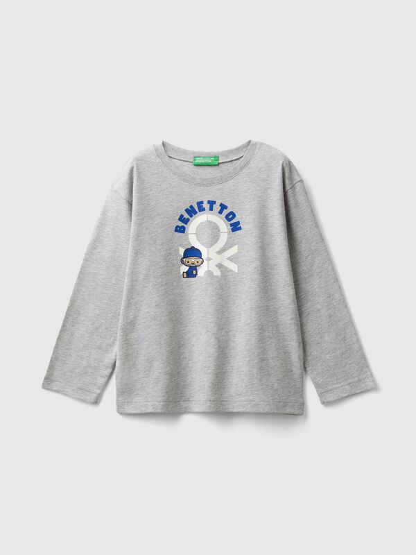 Long sleeve organic cotton t-shirt Junior Boy