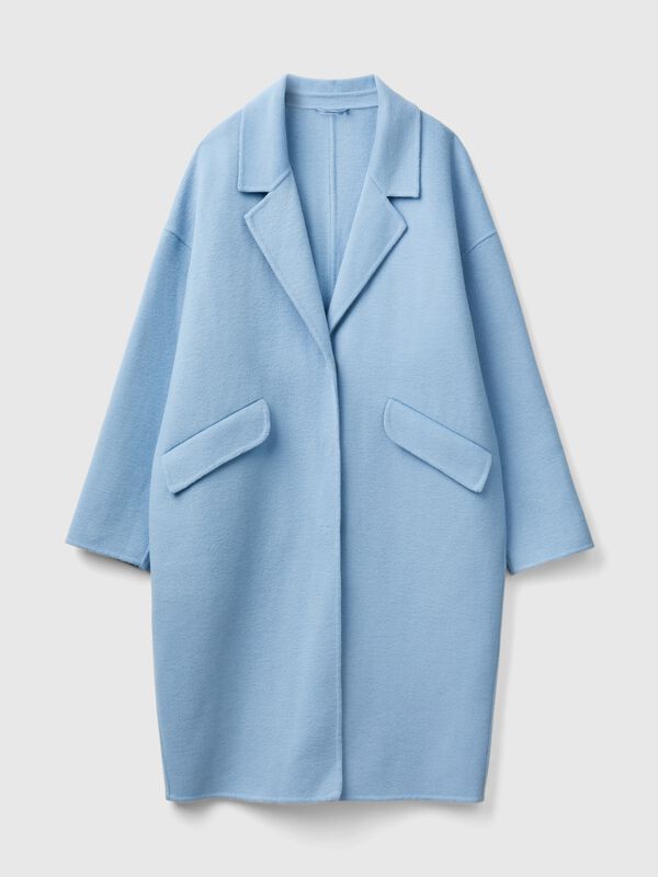 Midi coat in wool blend Women