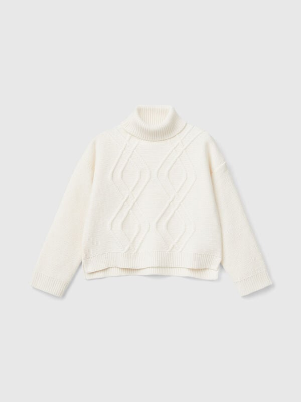 Turtleneck sweater with diamonds  Junior Girl