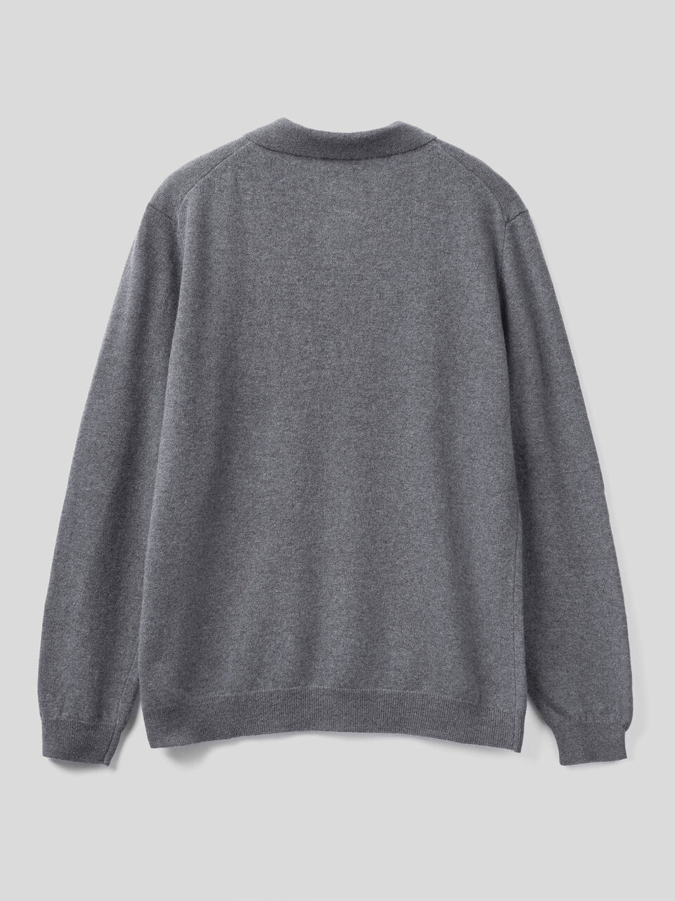 Polo in pure Merino wool image number 2