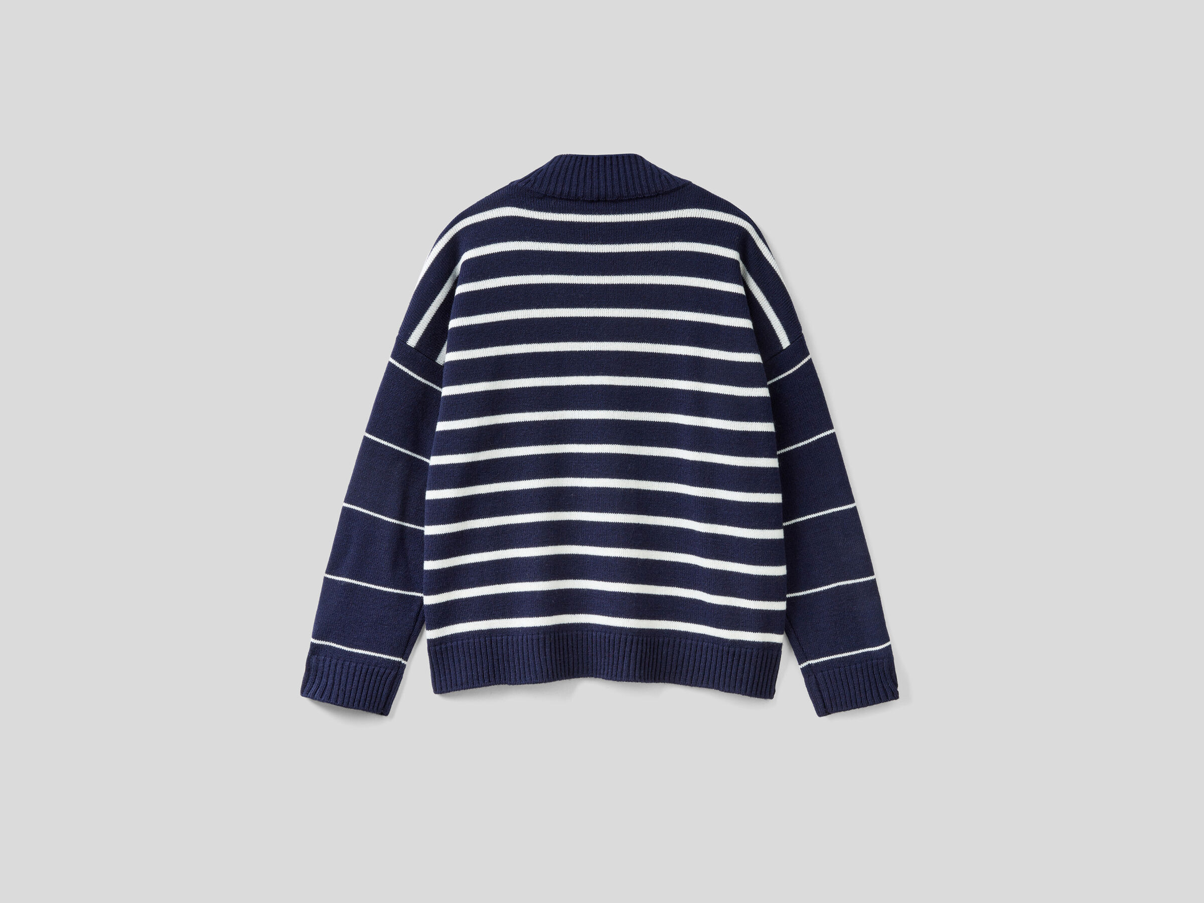 Striped turtleneck sweater image number 5