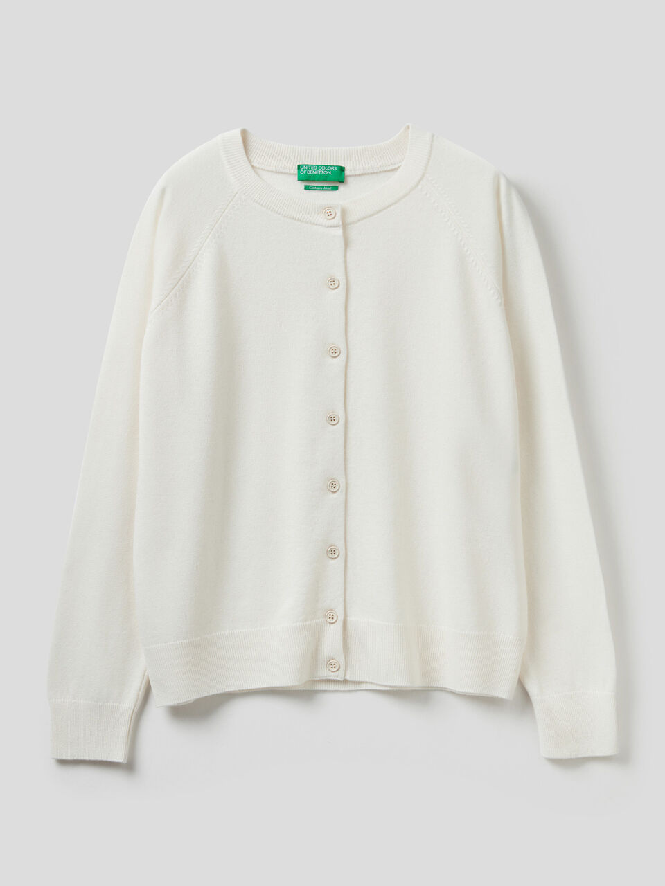 Crew neck cardigan image number 1