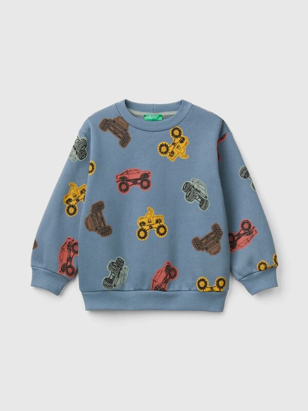 Sweatshirt with tractor print Junior Boy
