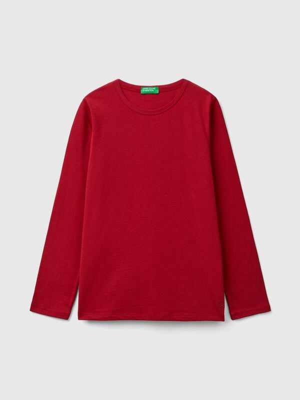 Long sleeve t-shirt in organic cotton Junior Girl