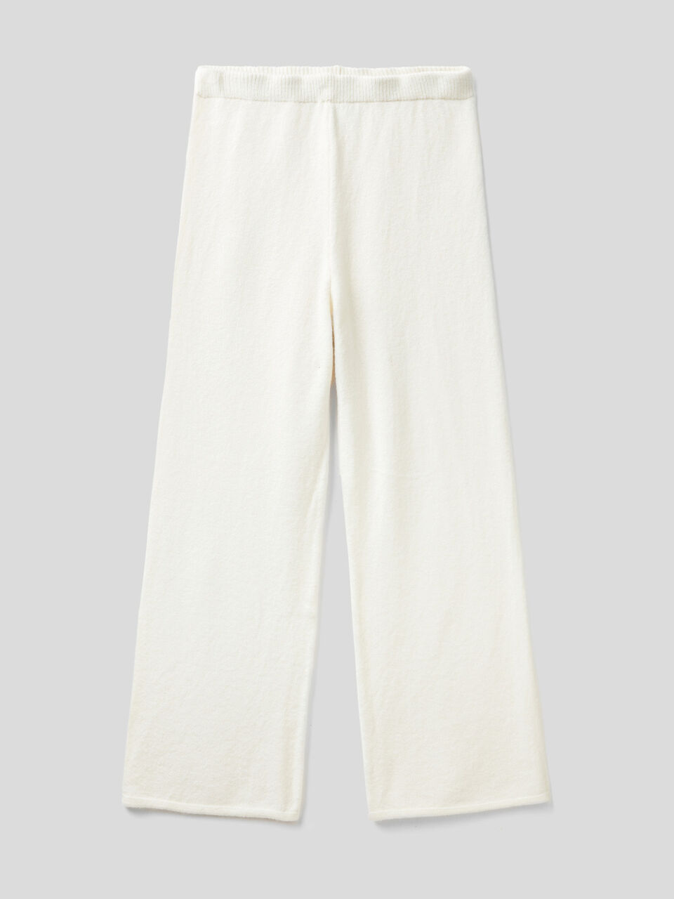Knit palazzo trousers image number 1