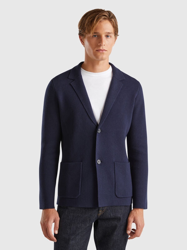 Knit jacket Men