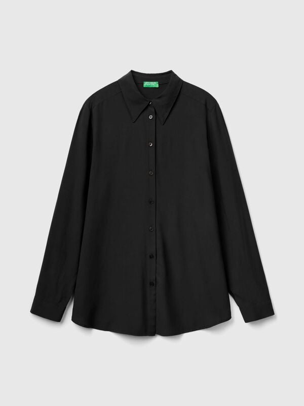 Regular fit shirt in viscose Women