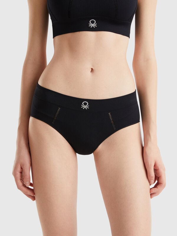 Recycled nylon blend boyshort underwear Women