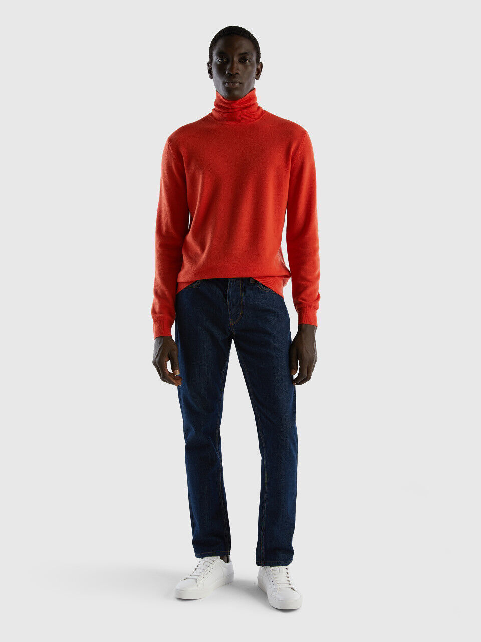 Mens red sale turtleneck shirt