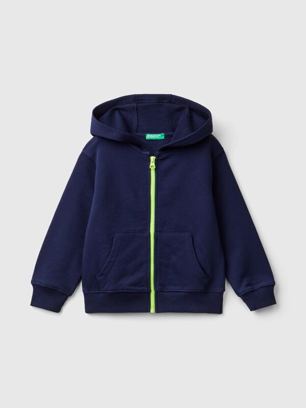 Zip-up sweatshirt with print Junior Boy
