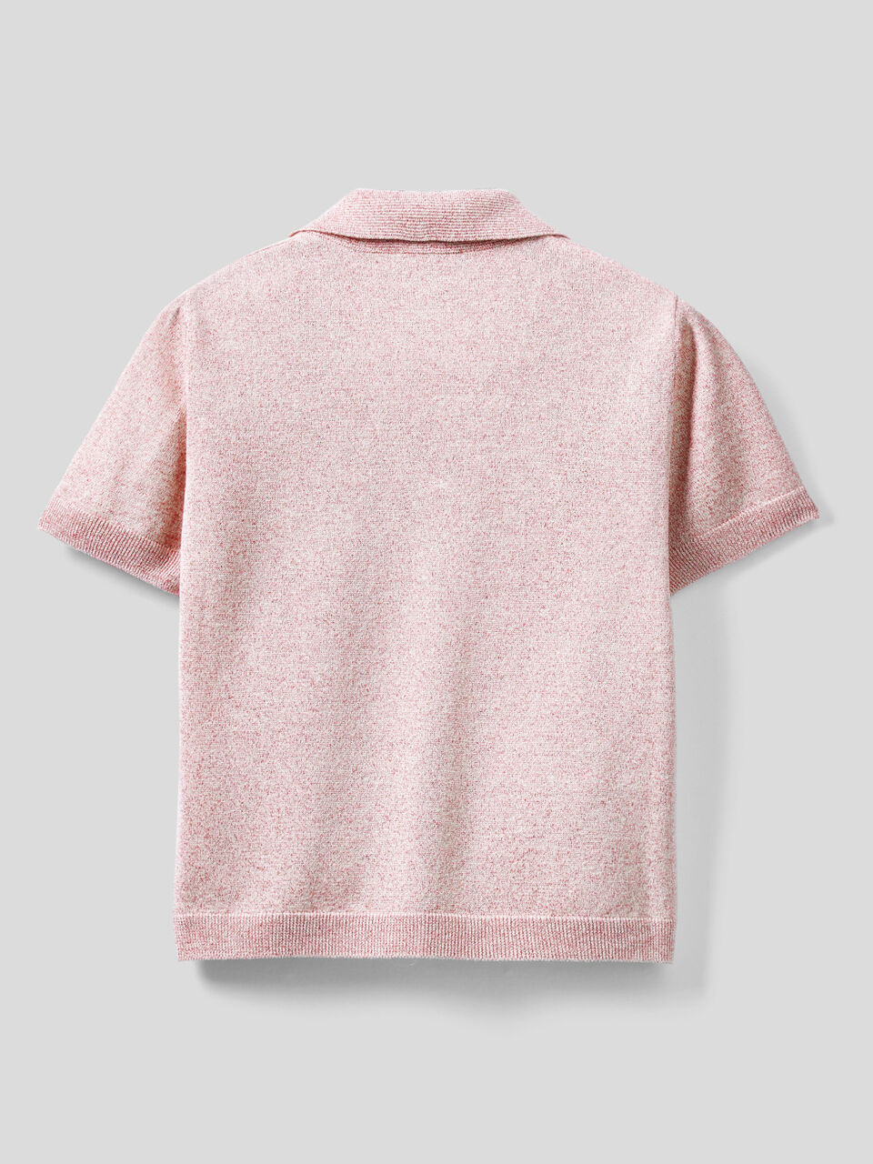 Short sleeve polo with lurex image number 2