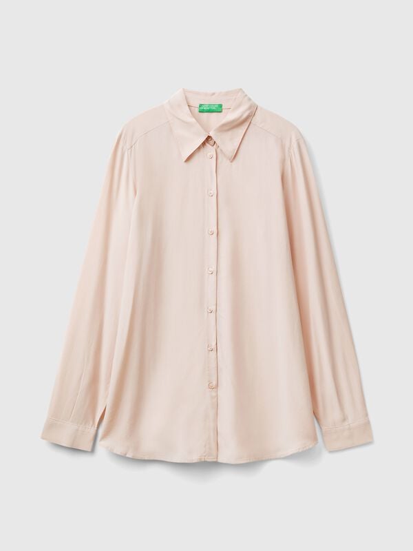 Regular fit shirt in viscose Women