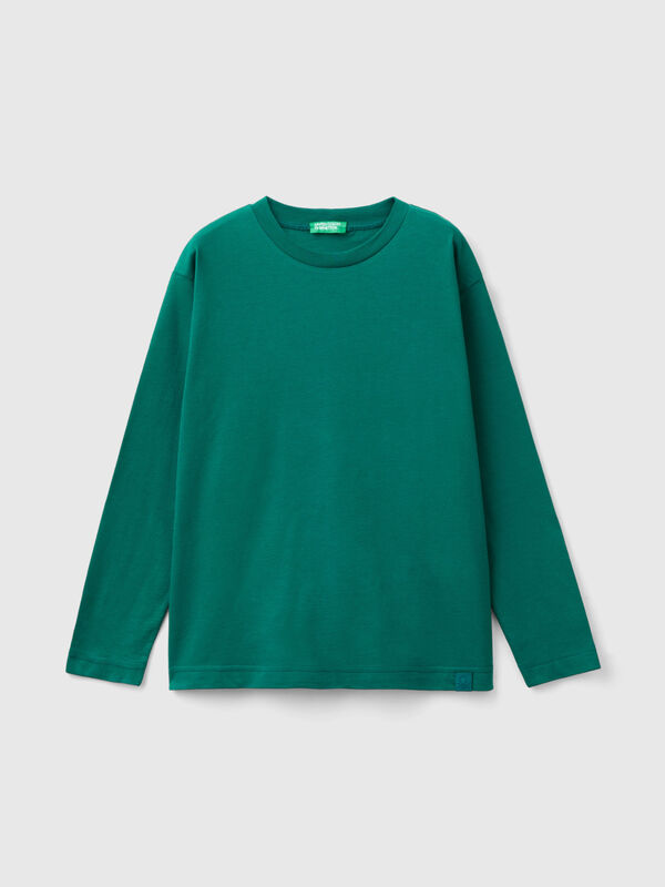 100% organic cotton crew neck t-shirt Junior Boy
