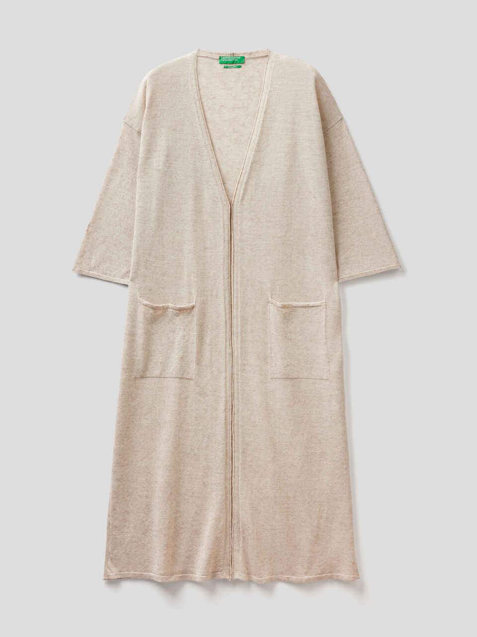 3/4 sleeve maxi cardigan image number 1