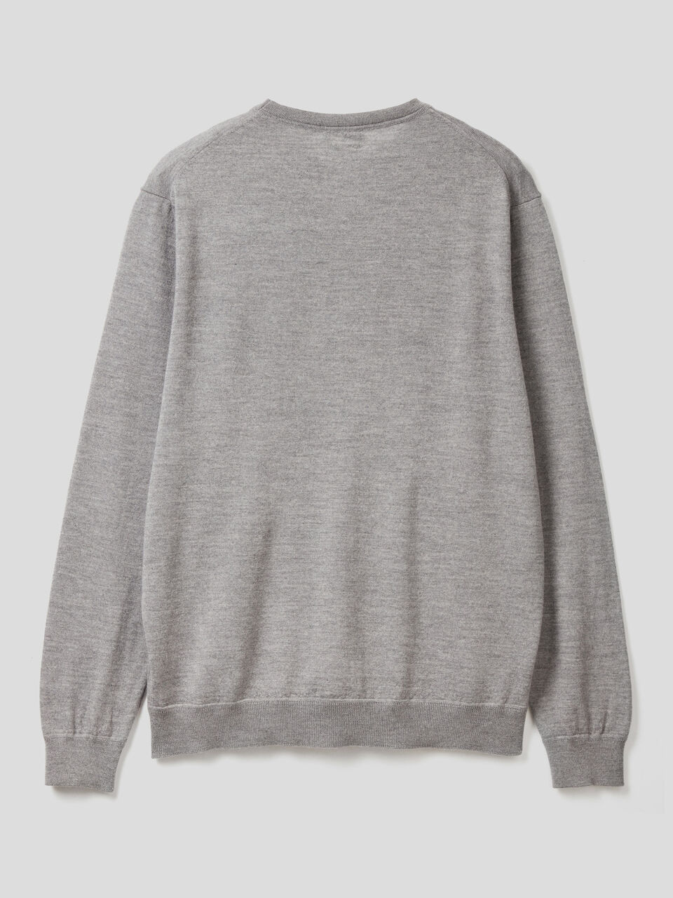 Crew neck sweater in pure virgin wool image number 2