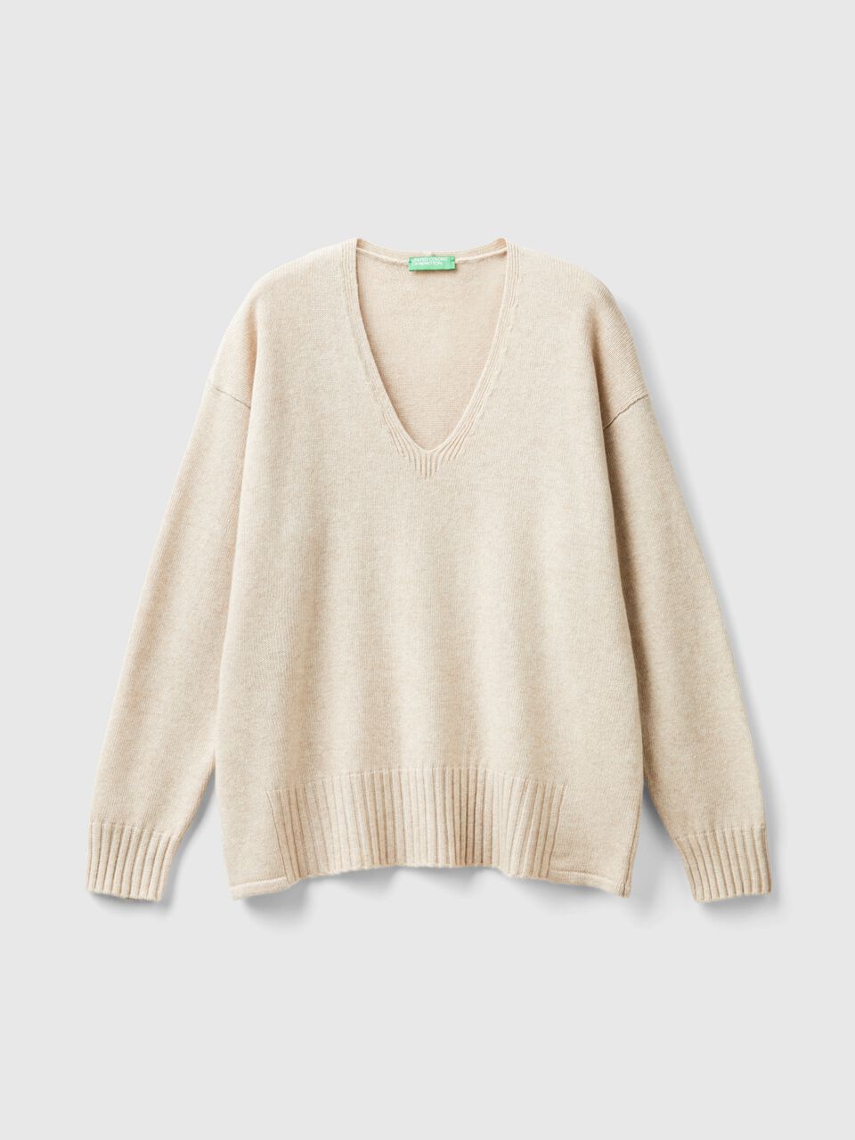V NECK SWEATER L/S Women image number 1