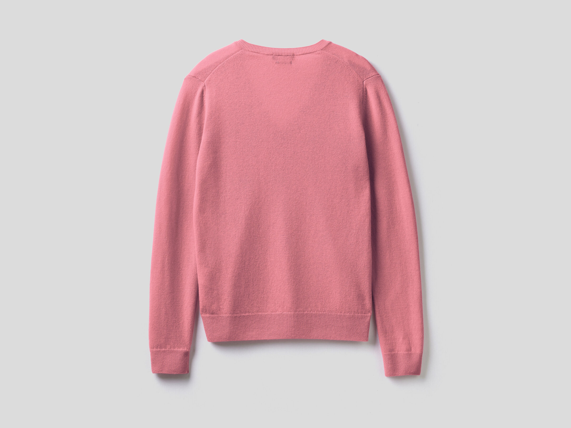 V-neck sweater in pure virgin wool image number 6