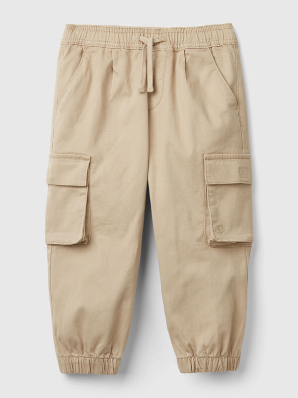 Cargo trousers with drawstring Junior Boy