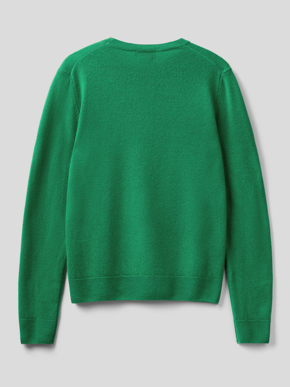 Crew neck sweater in pure virgin wool image number 2