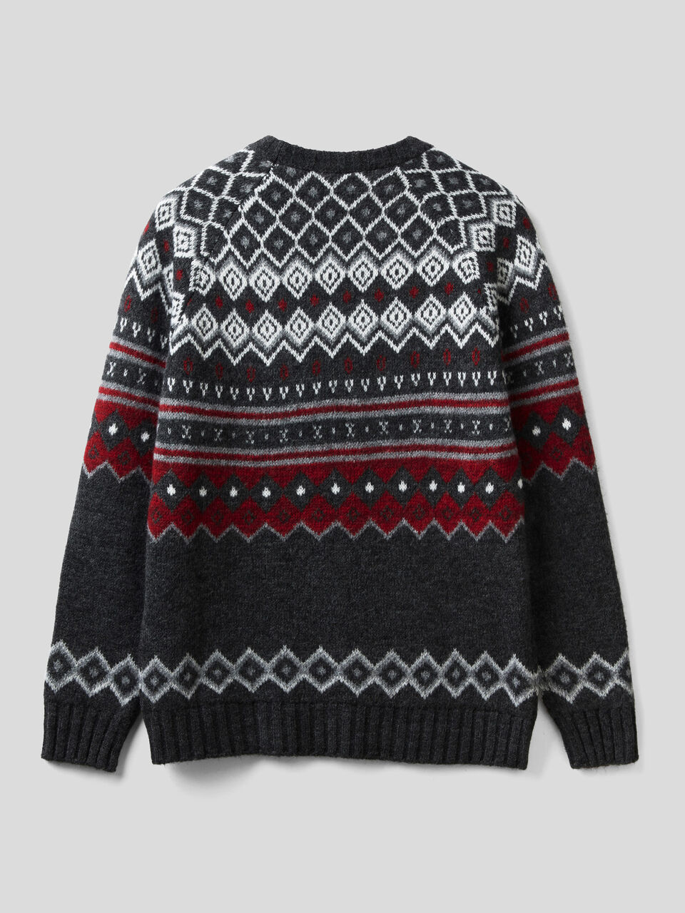 Cashmere blend jacquard sweater image number 2