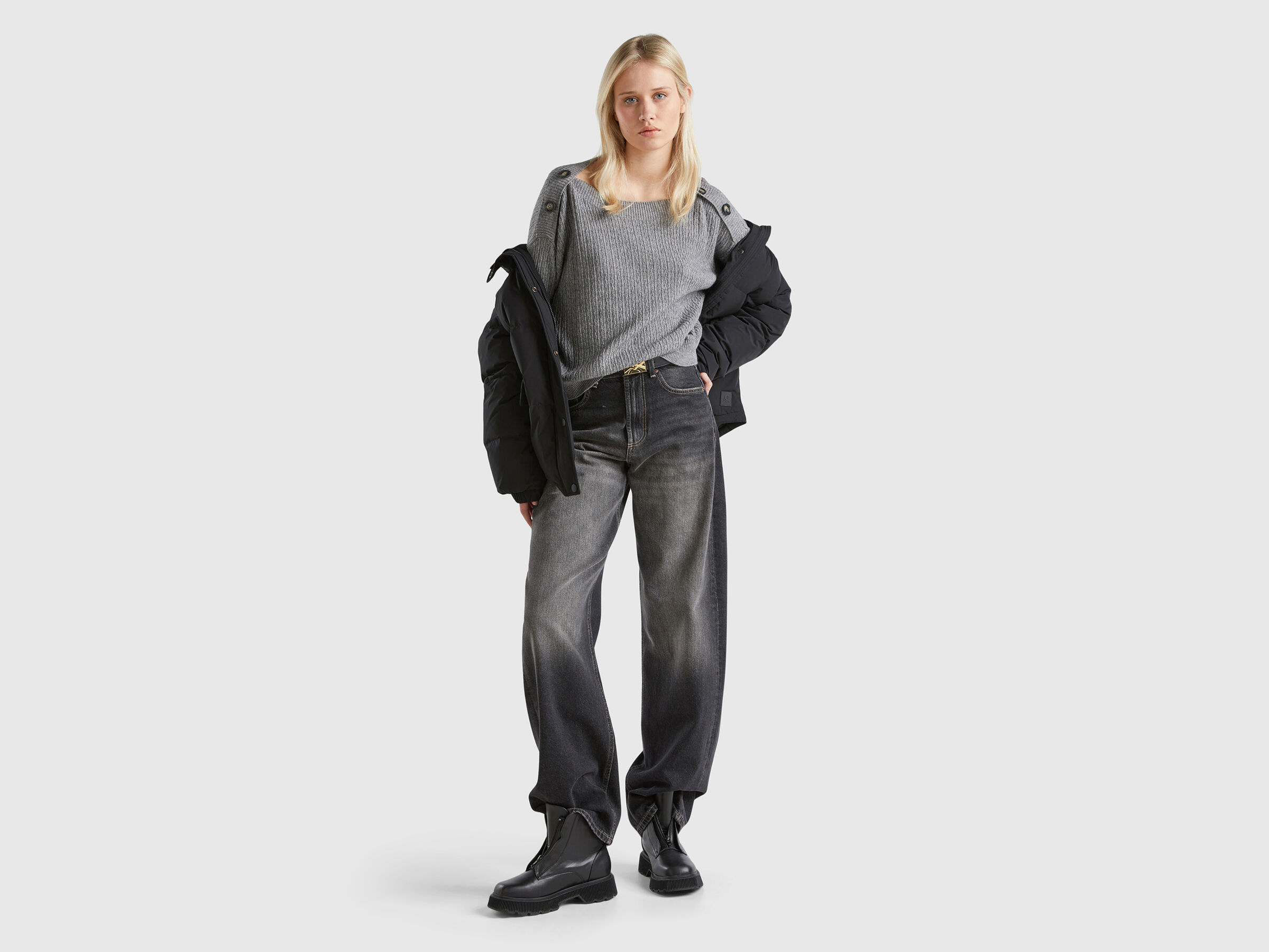 BOAT-NECK SWEAT.L/S Women image number 2
