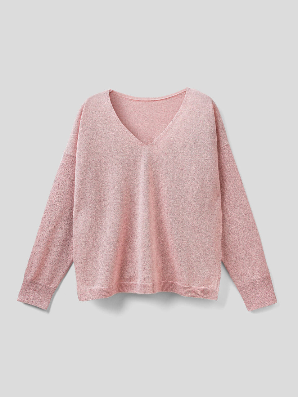 Sweater in viscose and lurex image number 1