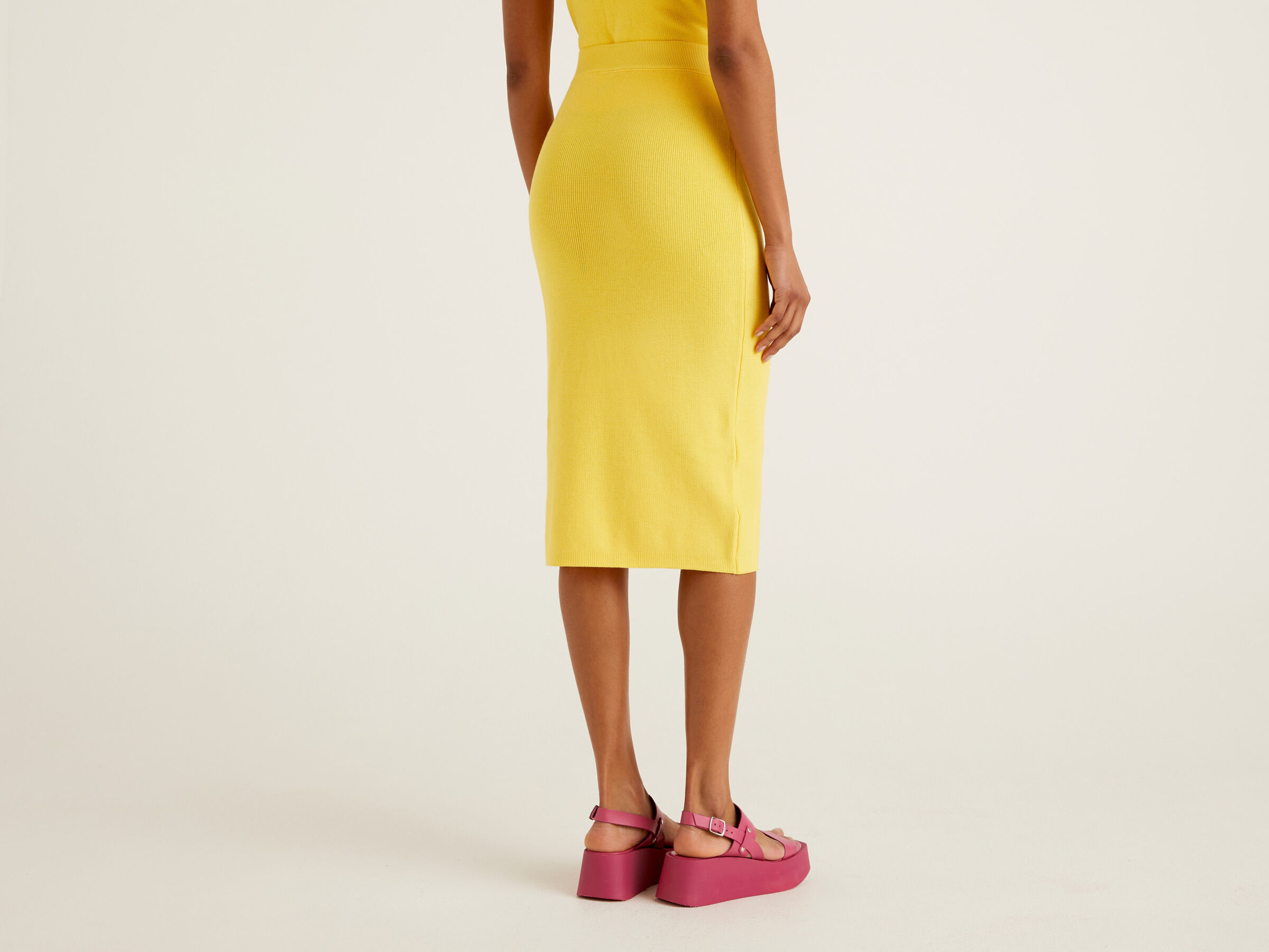 Midi pencil skirt image number 2