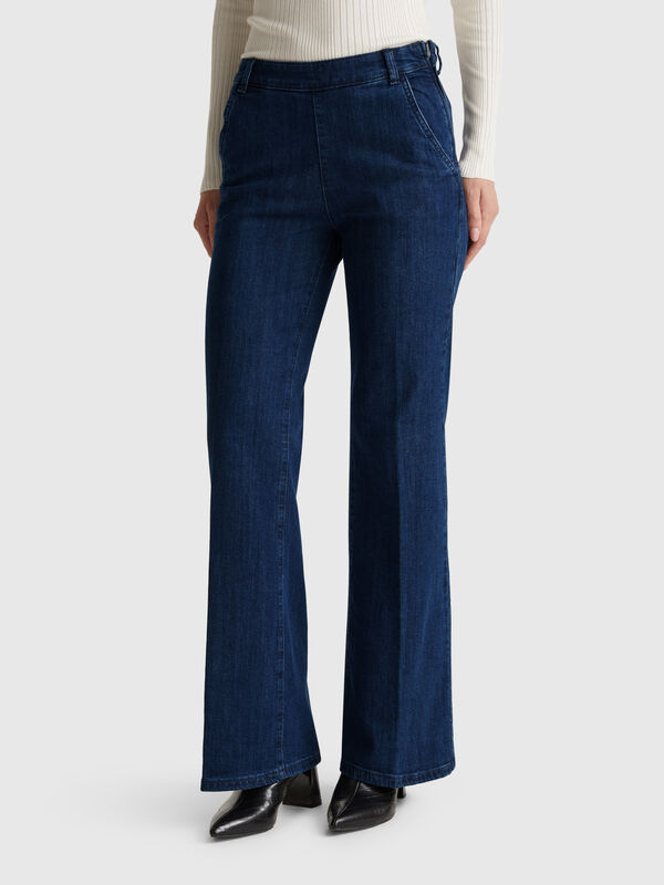Flared jeans with zip Flared jeans with zip Women