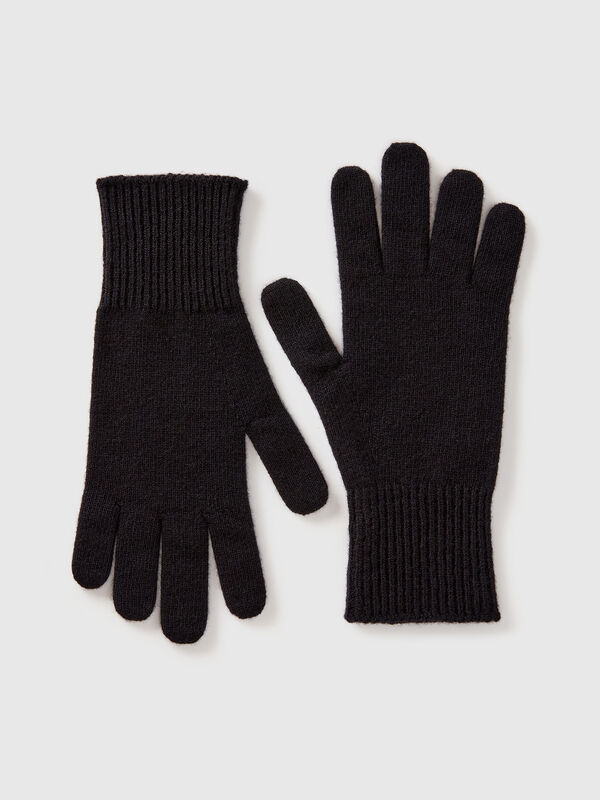 Gloves in pure Merino wool Women