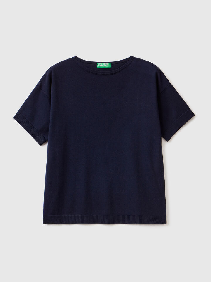 Short sleeve sweater image number 1