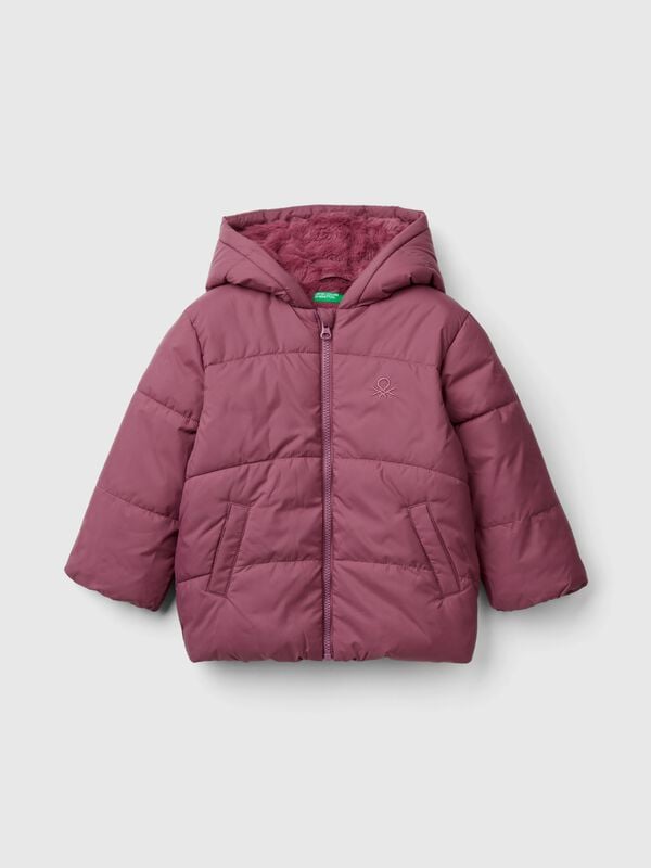 Padded jacket with hood Junior Girl