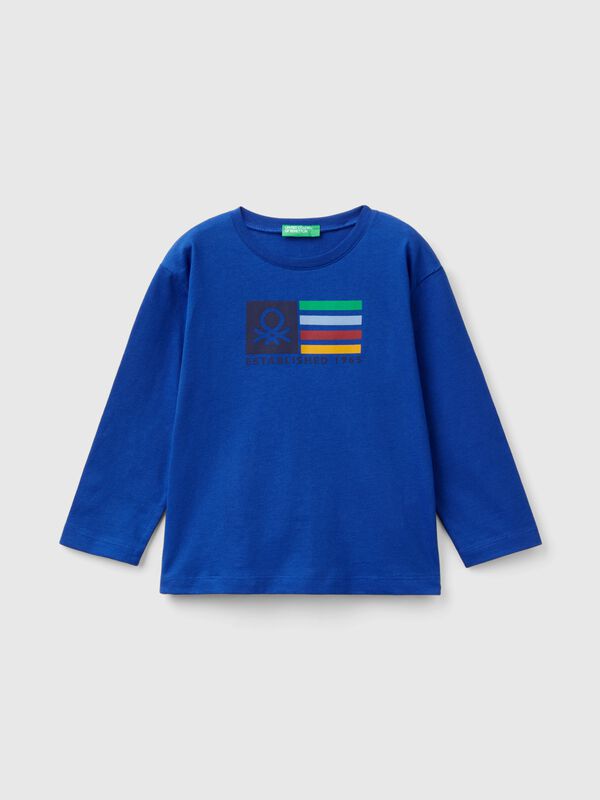 Long sleeve organic cotton t-shirt Junior Boy