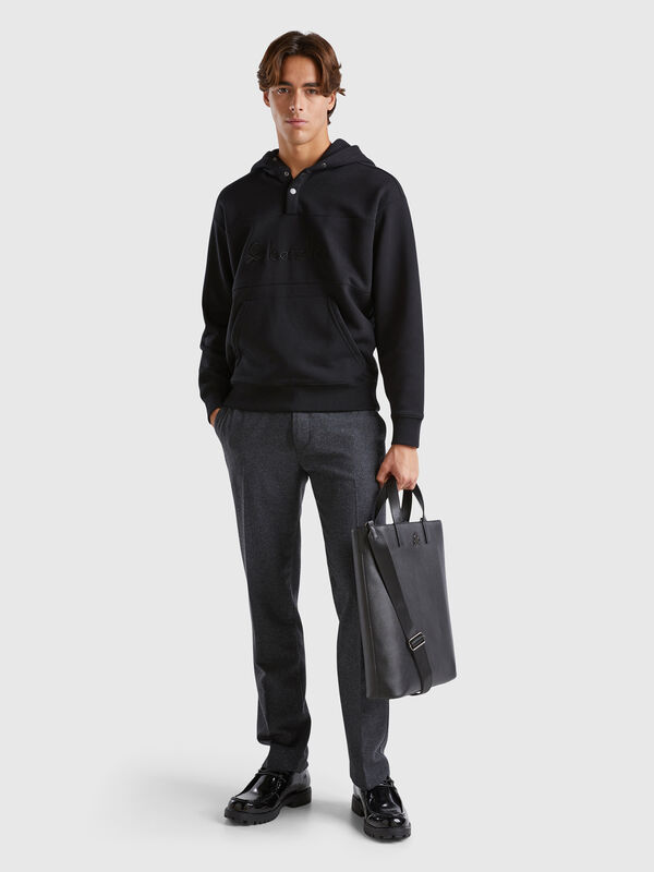 Slim fit flannel trousers  Men