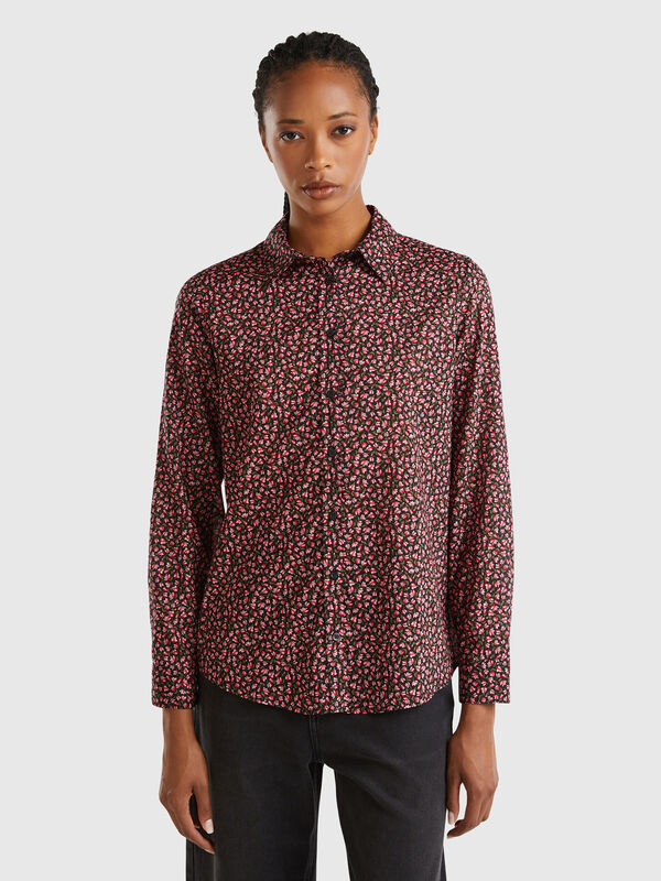 100% cotton patterned shirt Women