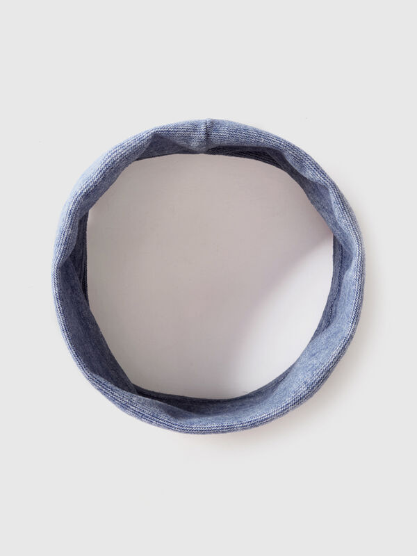 Neck warmer in stretch cotton Junior Boy