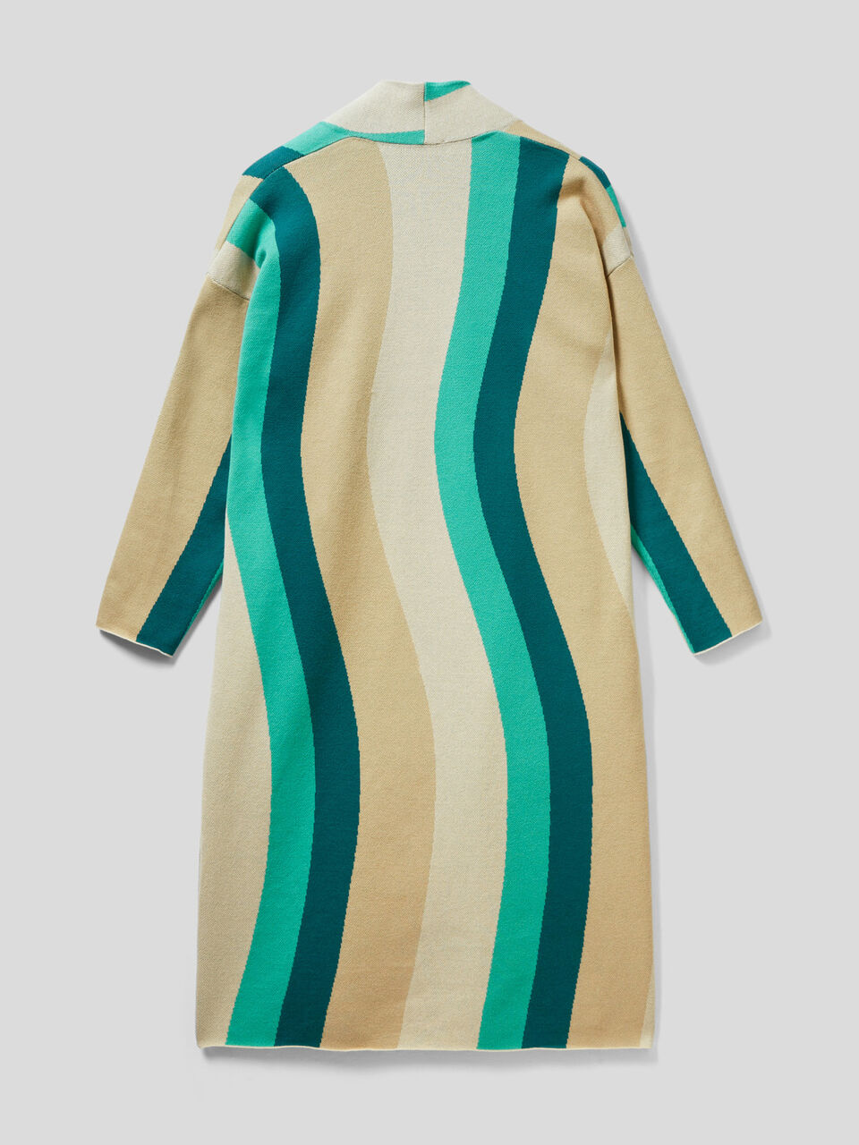 Long jacquard cardigan image number 2