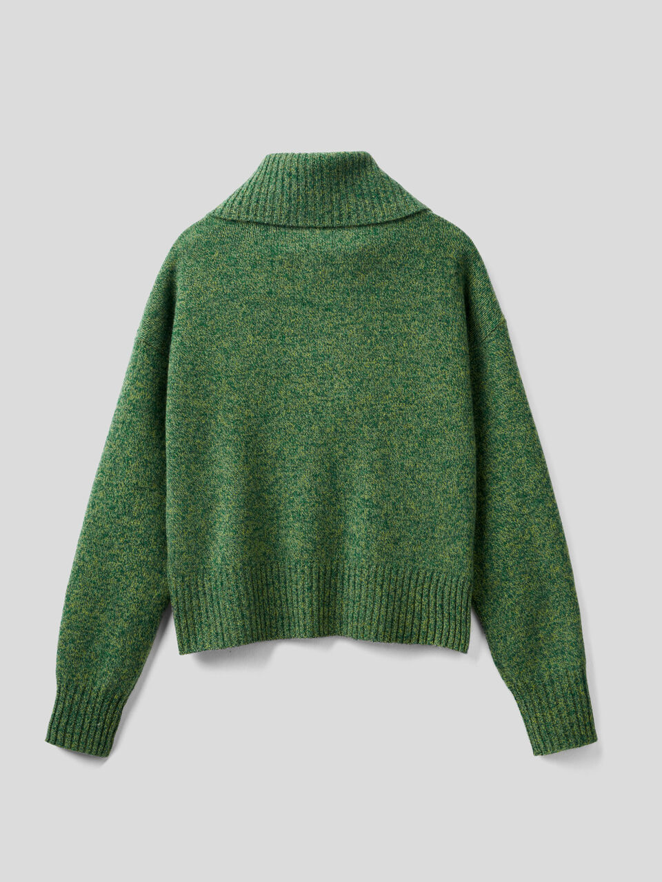Polo in pure tricot Shetland wool image number 2