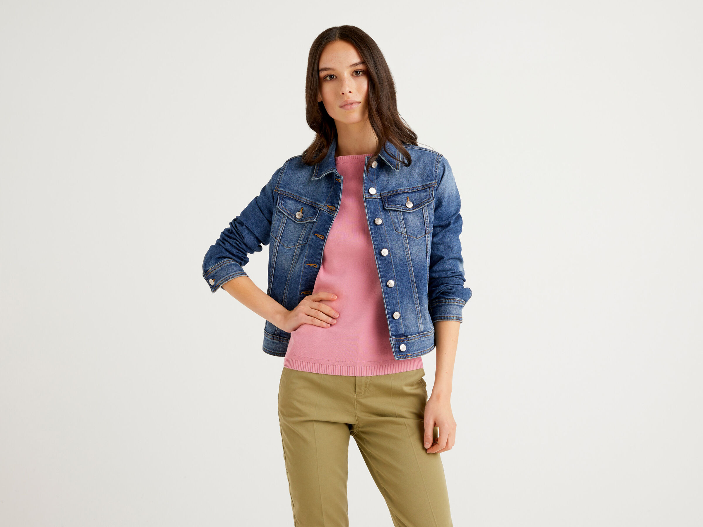 100% cotton boat neck sweater image number 3