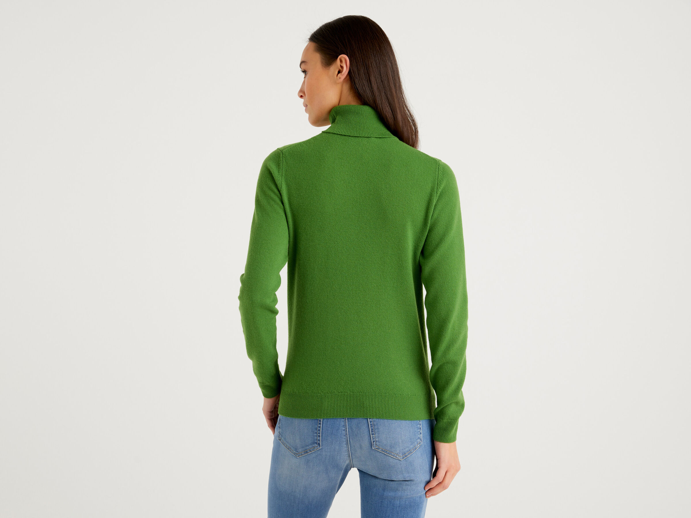 Turtleneck sweater in pure virgin wool image number 2