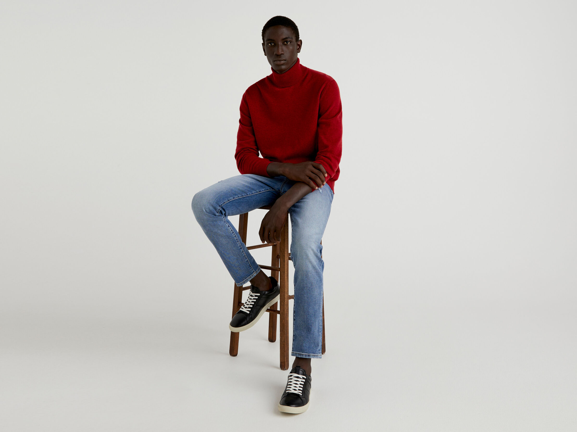 Turtleneck in pure virgin wool image number 3