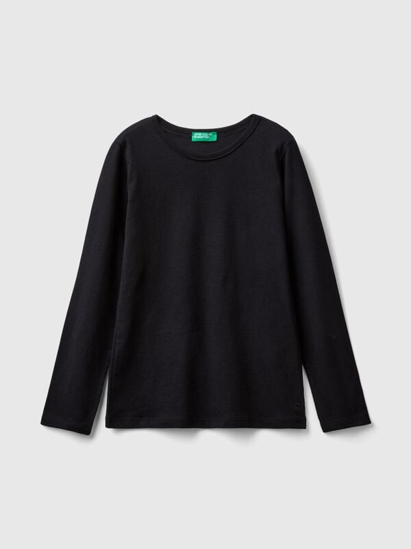 Long sleeve t-shirt in organic cotton Junior Girl